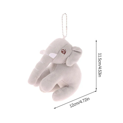 Floroux - Porte-clés éléphant en peluche mignon pour tous les jours