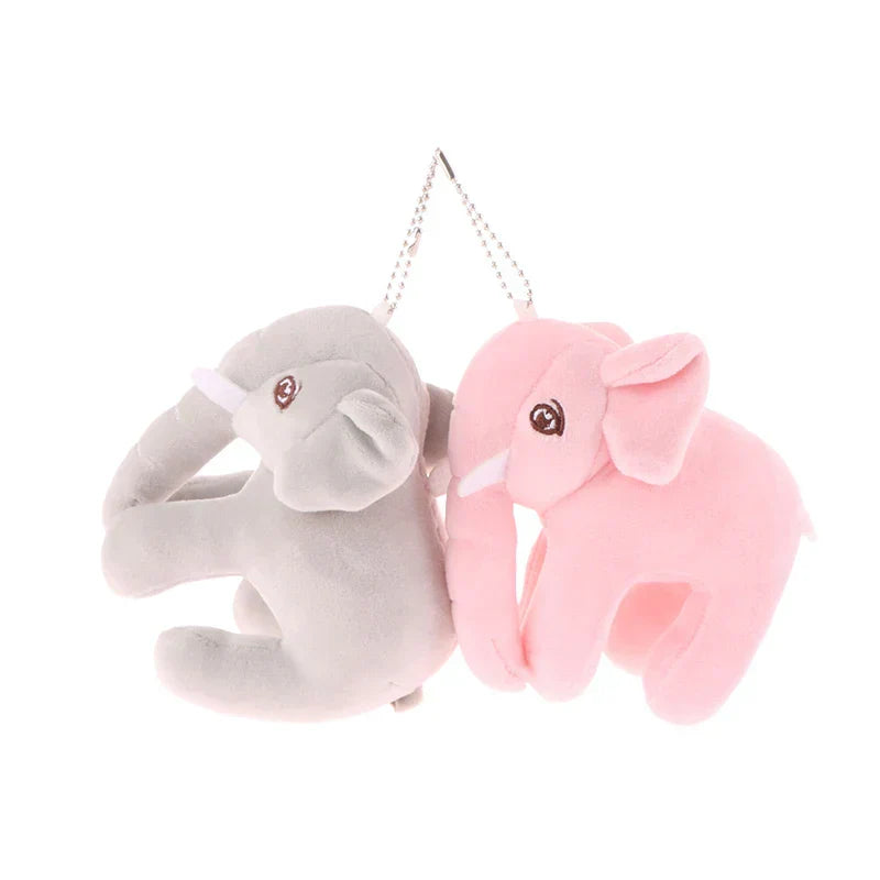 Floroux - Joli porte-clés éléphant en peluche pour une utilisation quotidienne