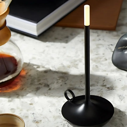Lampe rechargeable artisanale avec un éclairage ambiant doux