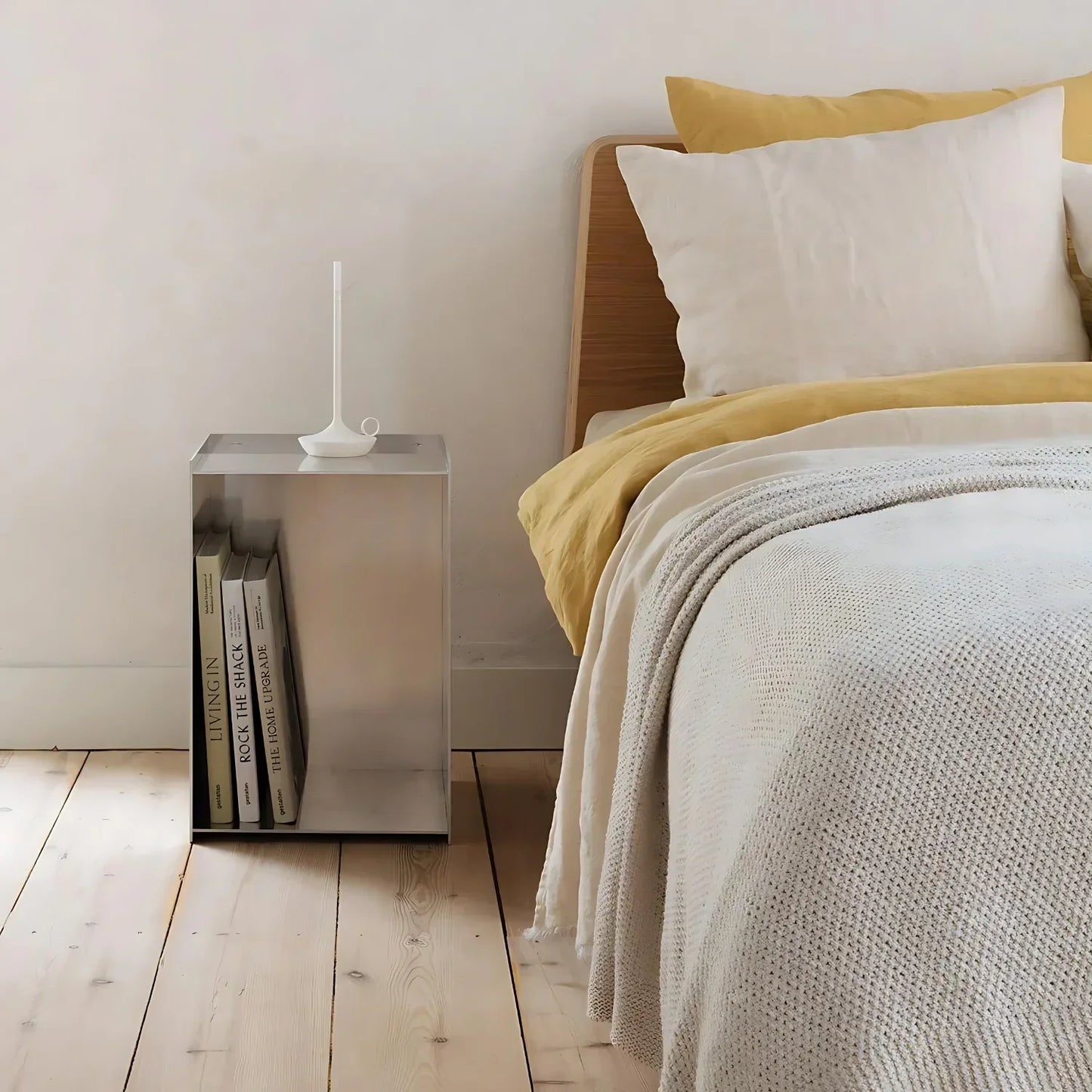 Lampe rechargeable artisanale avec un éclairage ambiant doux