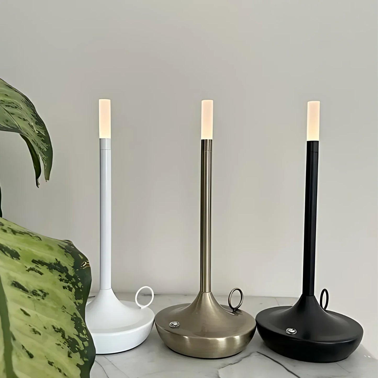 Lampe rechargeable artisanale avec un éclairage ambiant doux