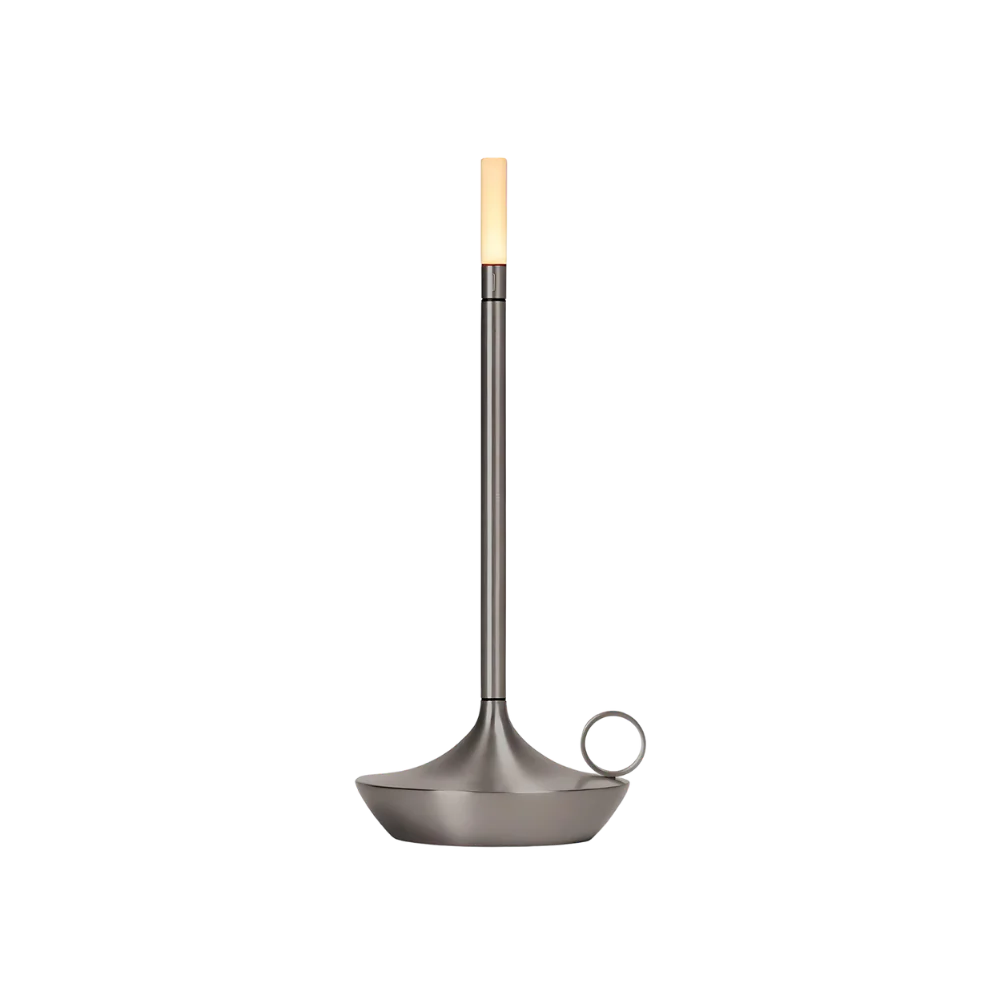 Lampe rechargeable artisanale avec un éclairage ambiant doux