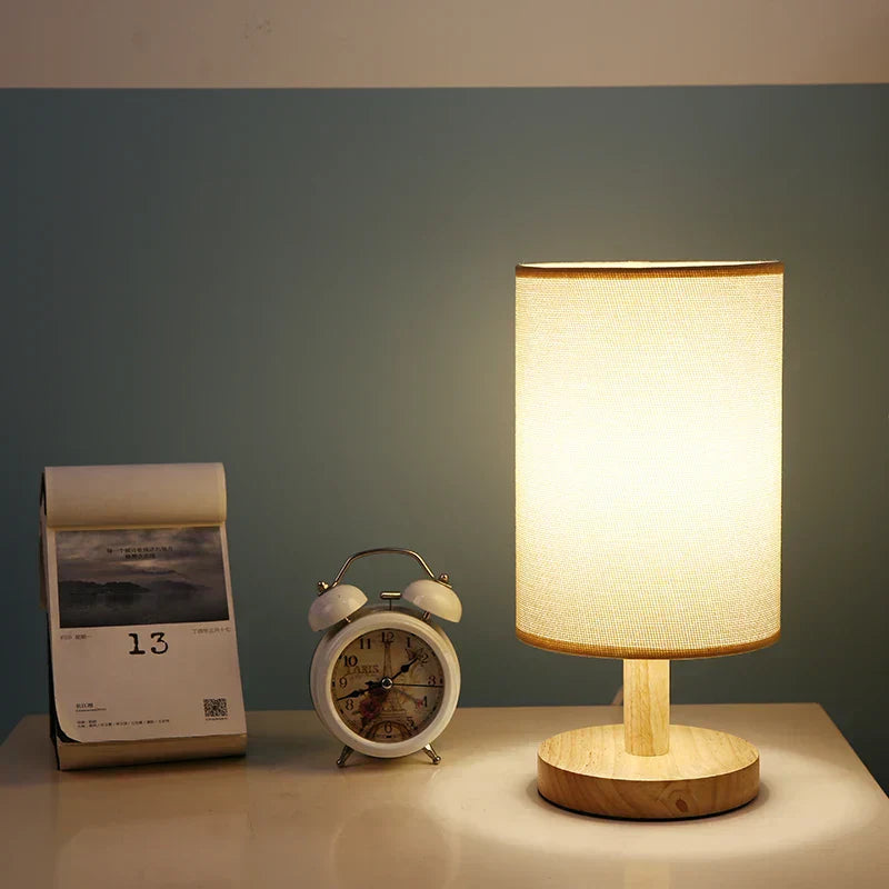 Organic Glow Lights | Lampe de table en bois nordique