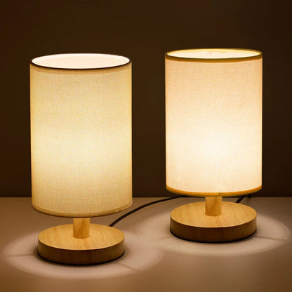 Organic Glow Lights | Lampe de table en bois nordique