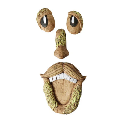 Floroux - Sculpture de jardin drôle de vieux homme