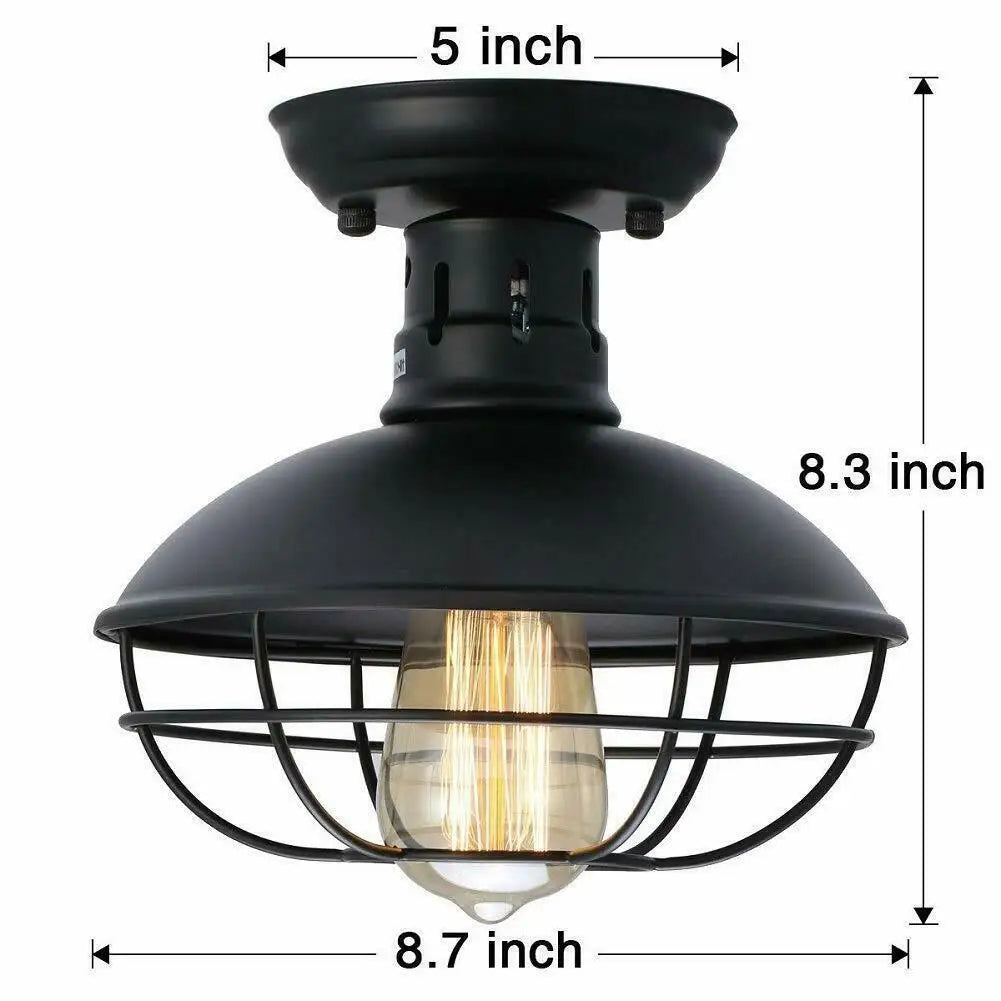 Floroux - Luminaire de plafond industriel vintage