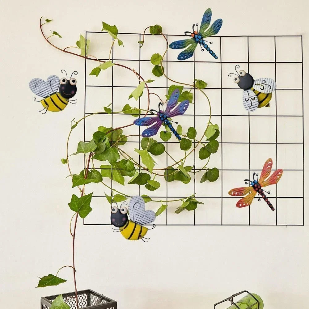 Floroux - Décorations de jardin en fer 3D