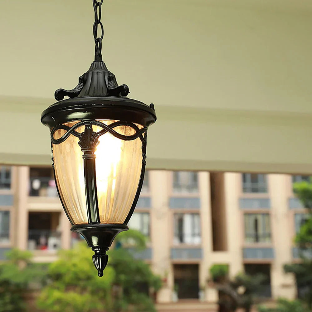 Floroux | Lampe d'extérieur vintage élégante en forme unique
