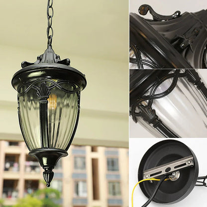Floroux | Lampe d'extérieur vintage élégante en forme unique