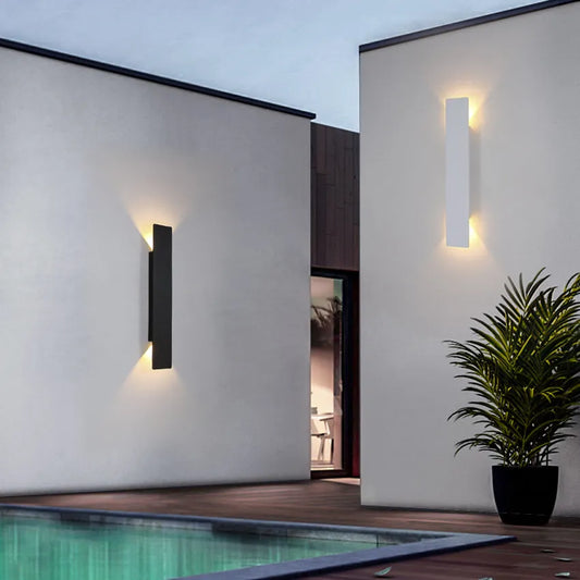 RainLight – Luminaire mural en aluminium élégant et résistant aux intempéries pour une utilisation extérieure