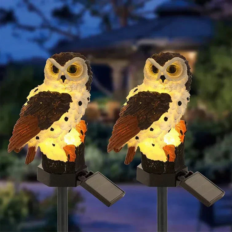 Owlight Lampe de Jardin - Lampe Solaire Décorative pour Jardin