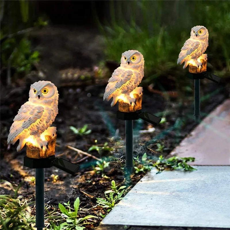 Owlight Lampe de Jardin - Lampe Solaire Décorative pour Jardin