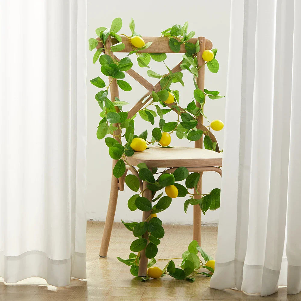 Floroux - Guirlande de citrons artificiels