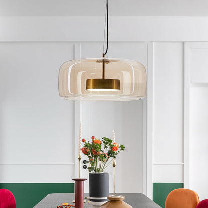 Floroux Hôtel Lampe Suspendue en Verre | Design Moderne | Lumière LED Dimmable