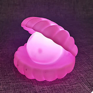 Lampe de nuit LED en forme de coquillage - Cadeau parfait pour les enfants et les filles