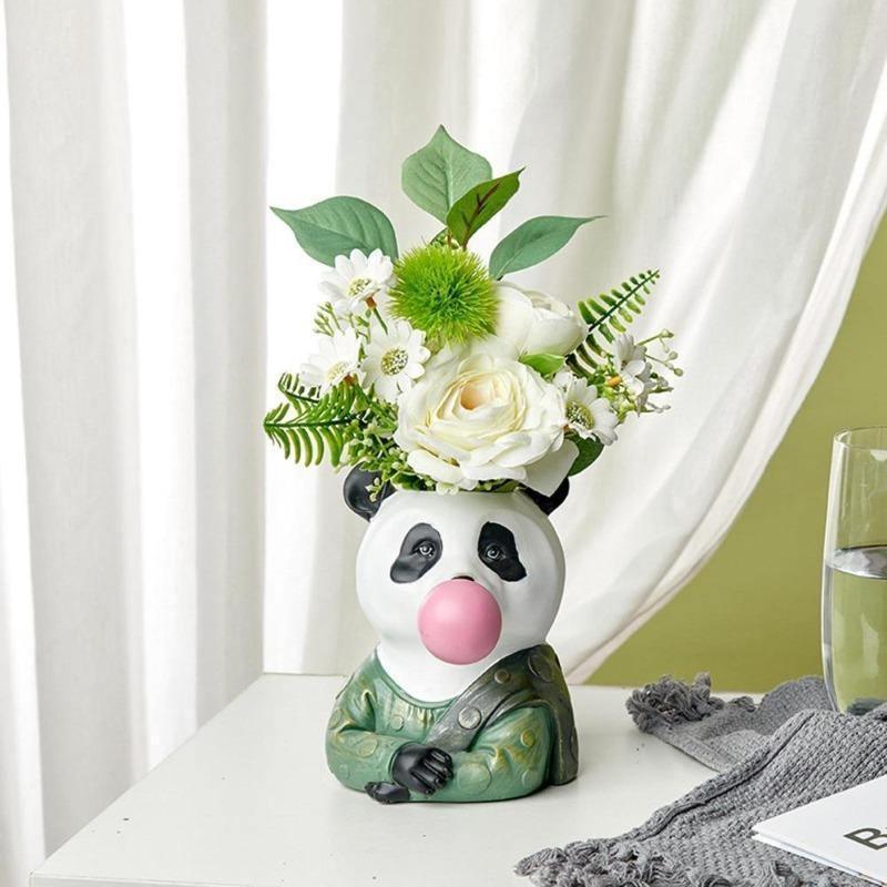 Floroux Decorative Animal Vase | Creative Flower Vase with Character