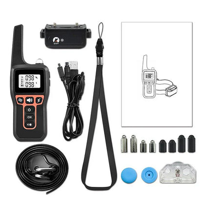 Floroux Collier de dressage pour chien - Imperméable, Rechargeable et Longue portée