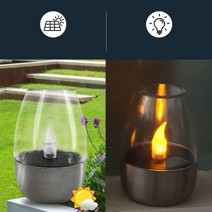 CandelaSoleil – Élégante Lanterne Solaire pour Jardin et Terrasse