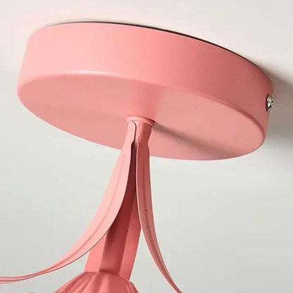 Floroux French Tiffany Ceiling Light | Floral Pattern | Elegant Art Nouveau Design for Your Home