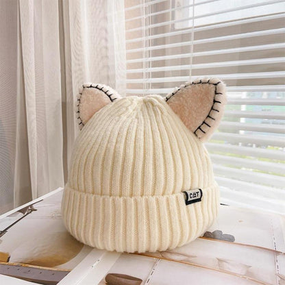 CozyCat Bonnet - Bonnet d'hiver tendance avec oreilles de chat