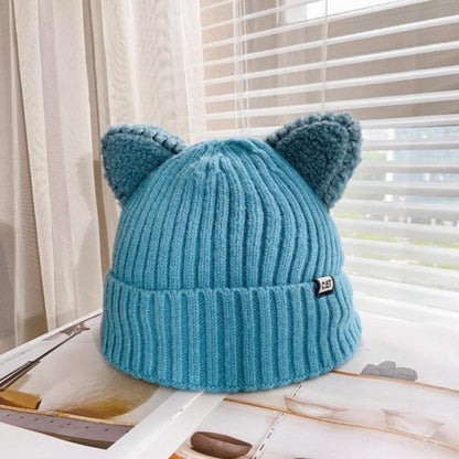 CozyCat Bonnet - Bonnet d'hiver tendance avec oreilles de chat