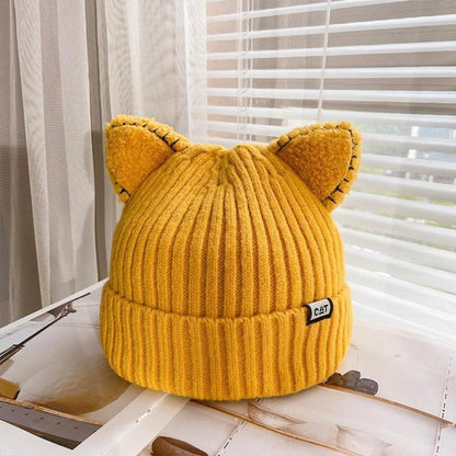 CozyCat Bonnet - Bonnet d'hiver tendance avec oreilles de chat