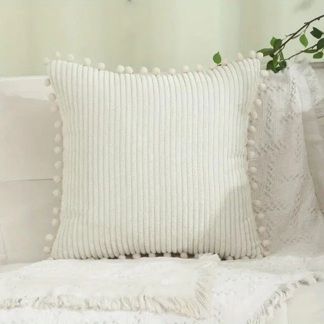 Floroux - Housses de coussin Pom Pom