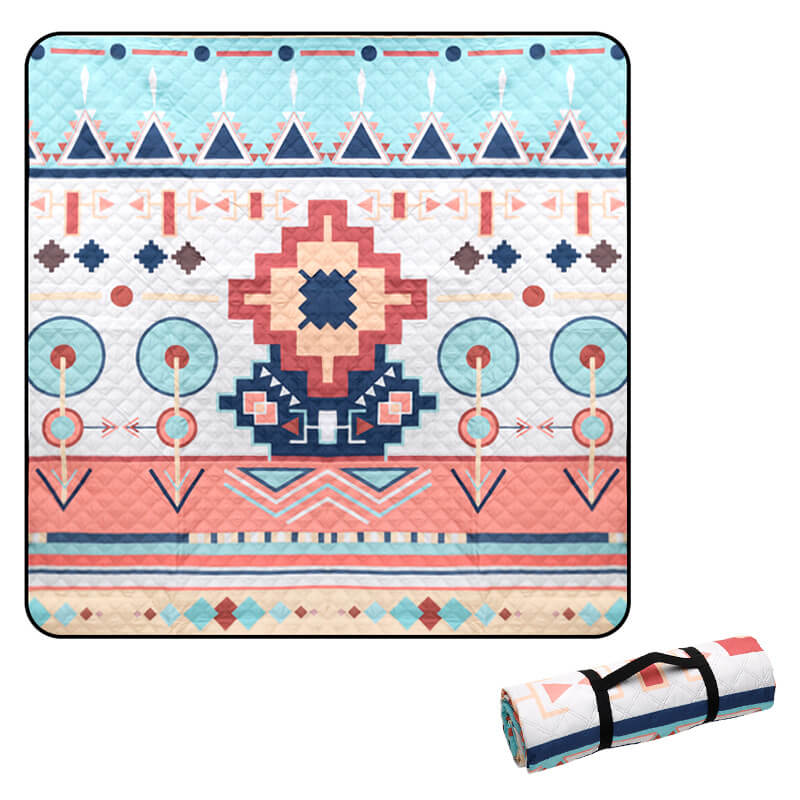 Floroux Tapis de camping étanche | Ultra léger | Couverture de pique-nique pliable | Polyvalent extérieur