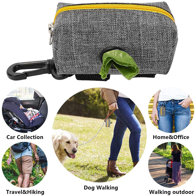 Distributeur portable imperméable de sac à déjections canines