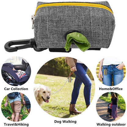 Distributeur portable imperméable de sac à déjections canines