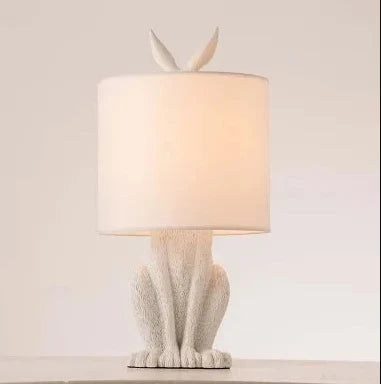 Chic Lapin Masqué Lampe – Élément d'Ambiance Élégant