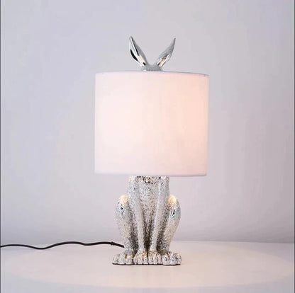 Chic Lapin Masqué Lampe – Élément d'Ambiance Élégant