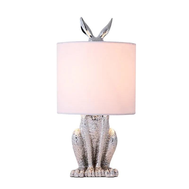 Chic Lapin Masqué Lampe – Élément Décoratif Élégant