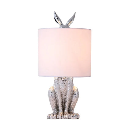 Chic Lapin Masqué Lampe – Élément d'Ambiance Élégant