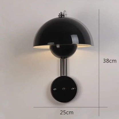 Floroux - Charmante lampe murale champignon pour un éclat confortable et élégant