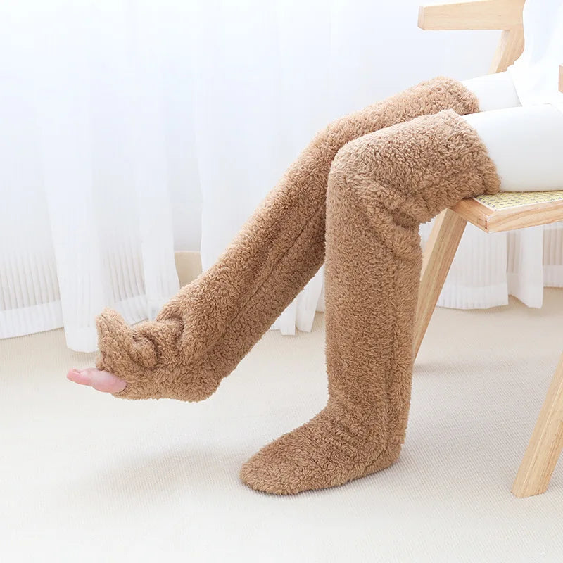 Chaussettes Haute Froid Hivernale – Confort et Style Chaleureux