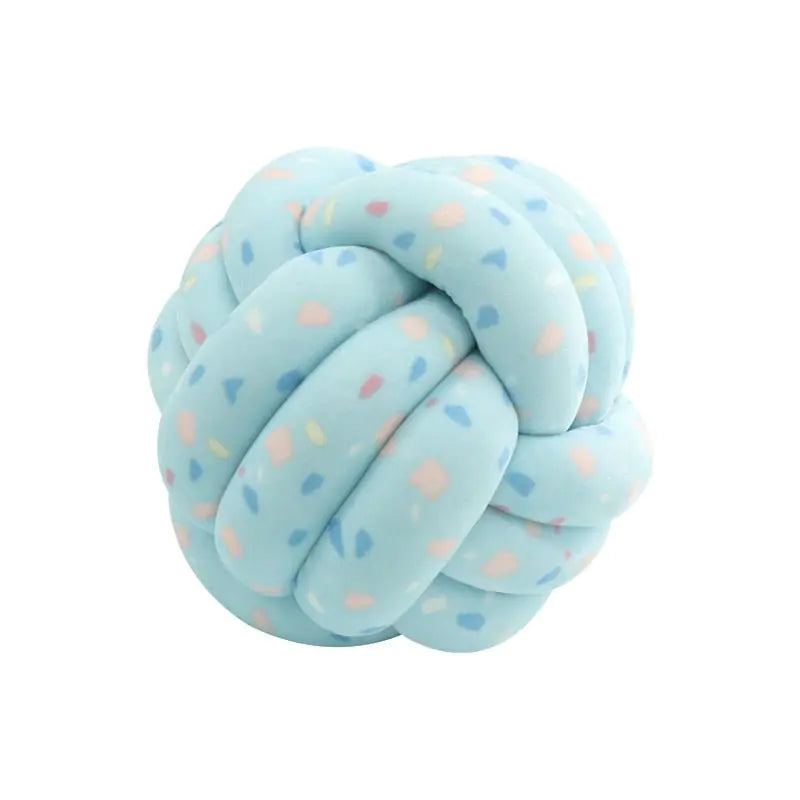 Coussin de lancer en balles nouées décoratives PlushKnot