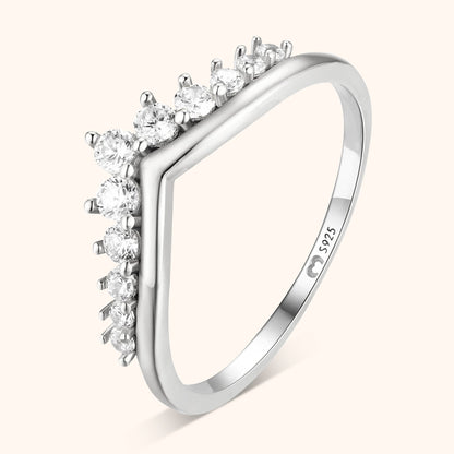 Bague couronne Allegra Zirkonia - Une touche d'élégance