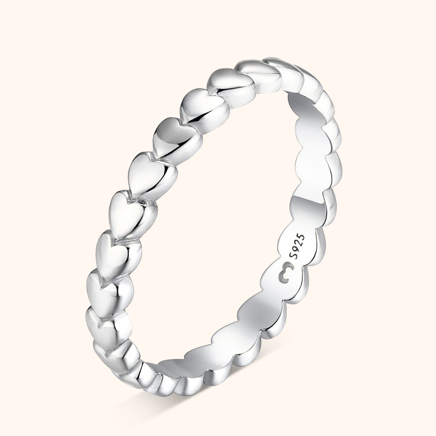 Aurora Heart Ring - Une touche d'élégance