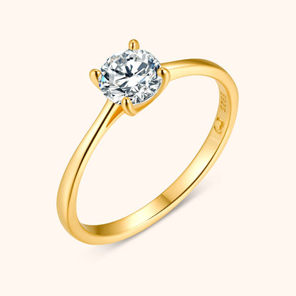 Elena Exquisite Solitaire Zirconia Ring
