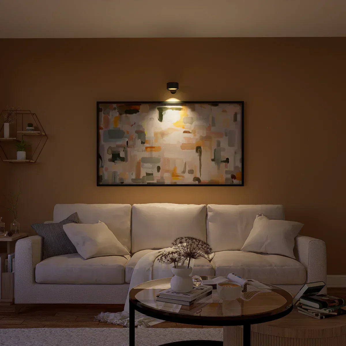 Floroux Wireless Applique | LED Lighting | Easy to Install | With Touch and Remote Control