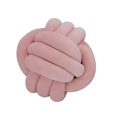 Coussin de lancer en balles nouées décoratives PlushKnot