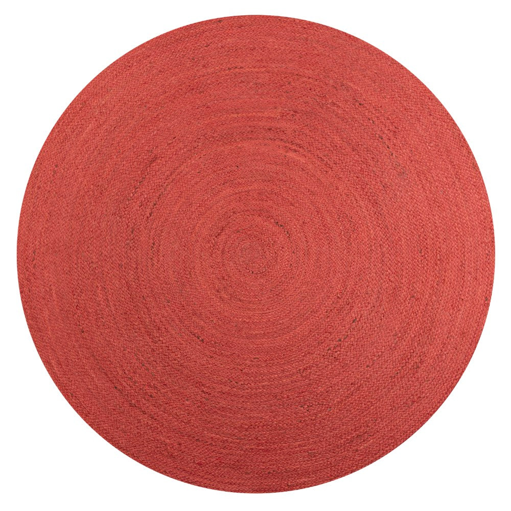 Braided jute round rug Floroux | Coastal cottage design | Durable elegance for your home