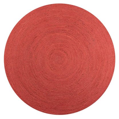 Braided jute round rug Floroux | Coastal cottage design | Durable elegance for your home
