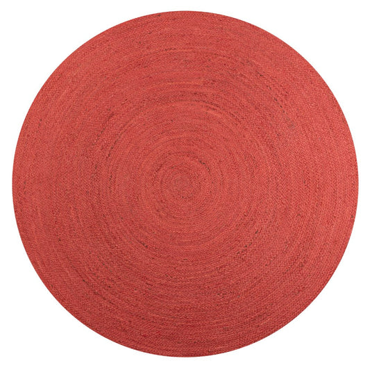 Braided jute round rug Floroux | Coastal cottage design | Durable elegance for your home