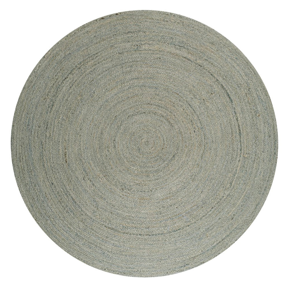 Braided jute round rug Floroux | Coastal cottage design | Durable elegance for your home