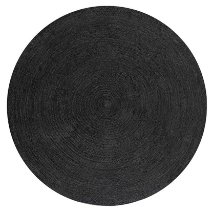 Braided jute round rug Floroux | Coastal cottage design | Durable elegance for your home