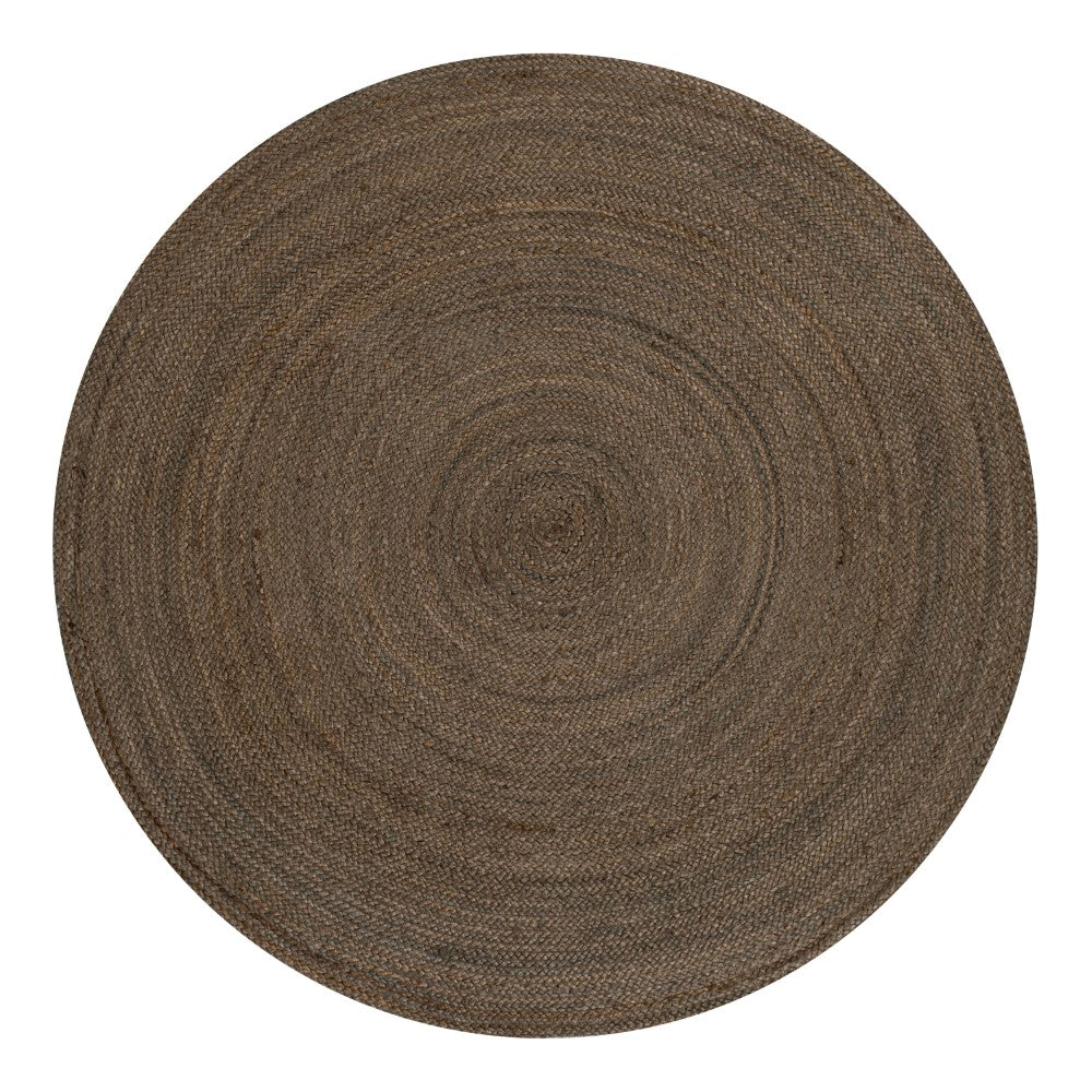 Braided jute round rug Floroux | Coastal cottage design | Durable elegance for your home