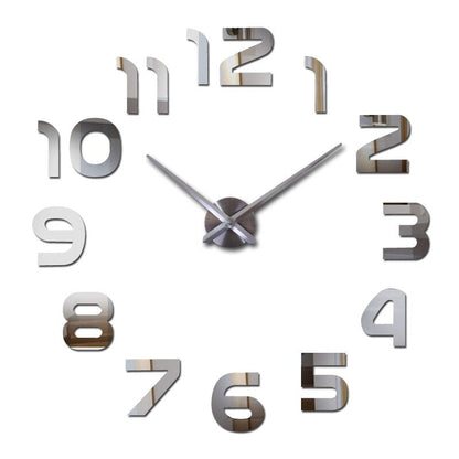 Horloge murale 3D en acrylique Floroux
