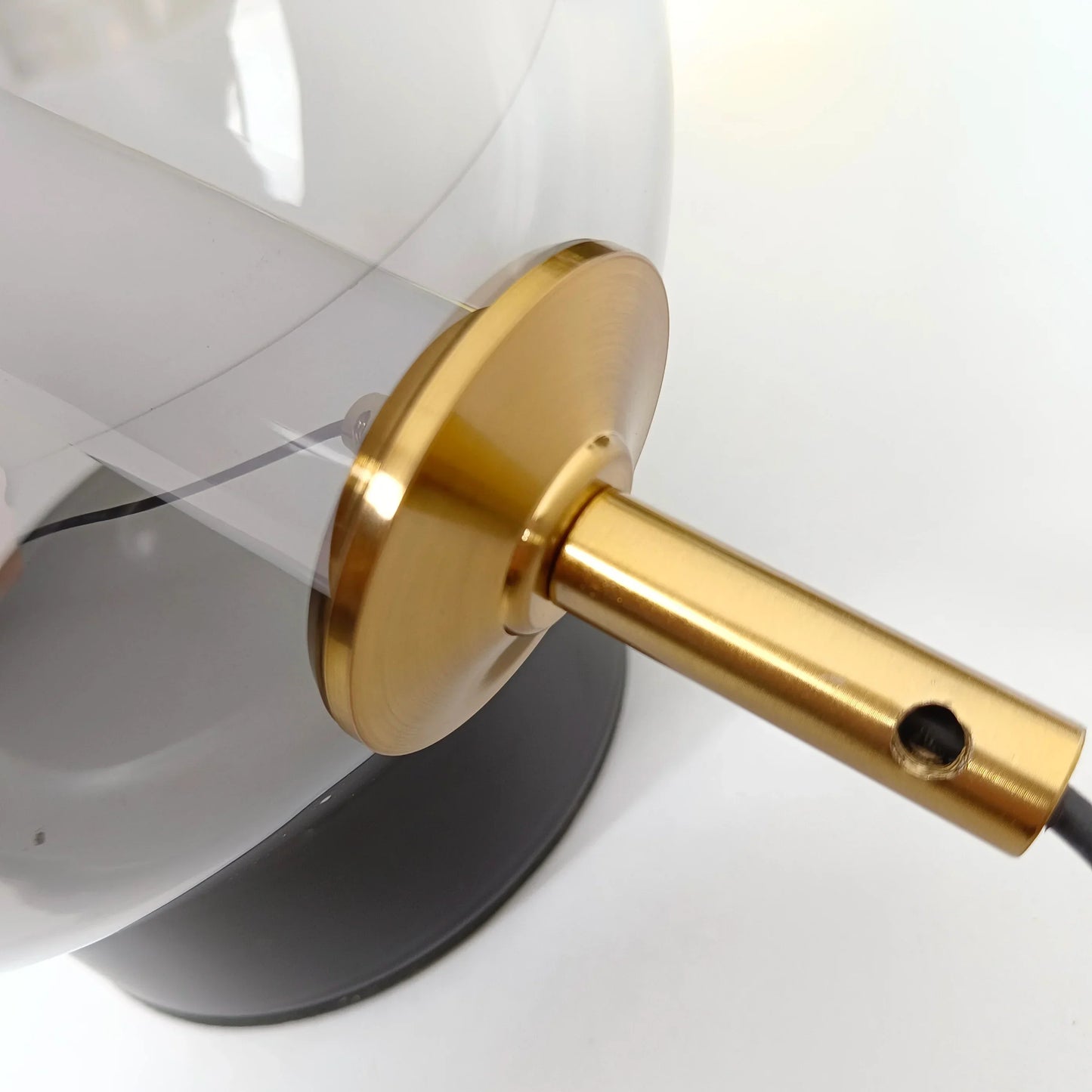 Floroux - Lampe de table en verre rétro